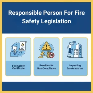 Who is responsible for fire safety legislation