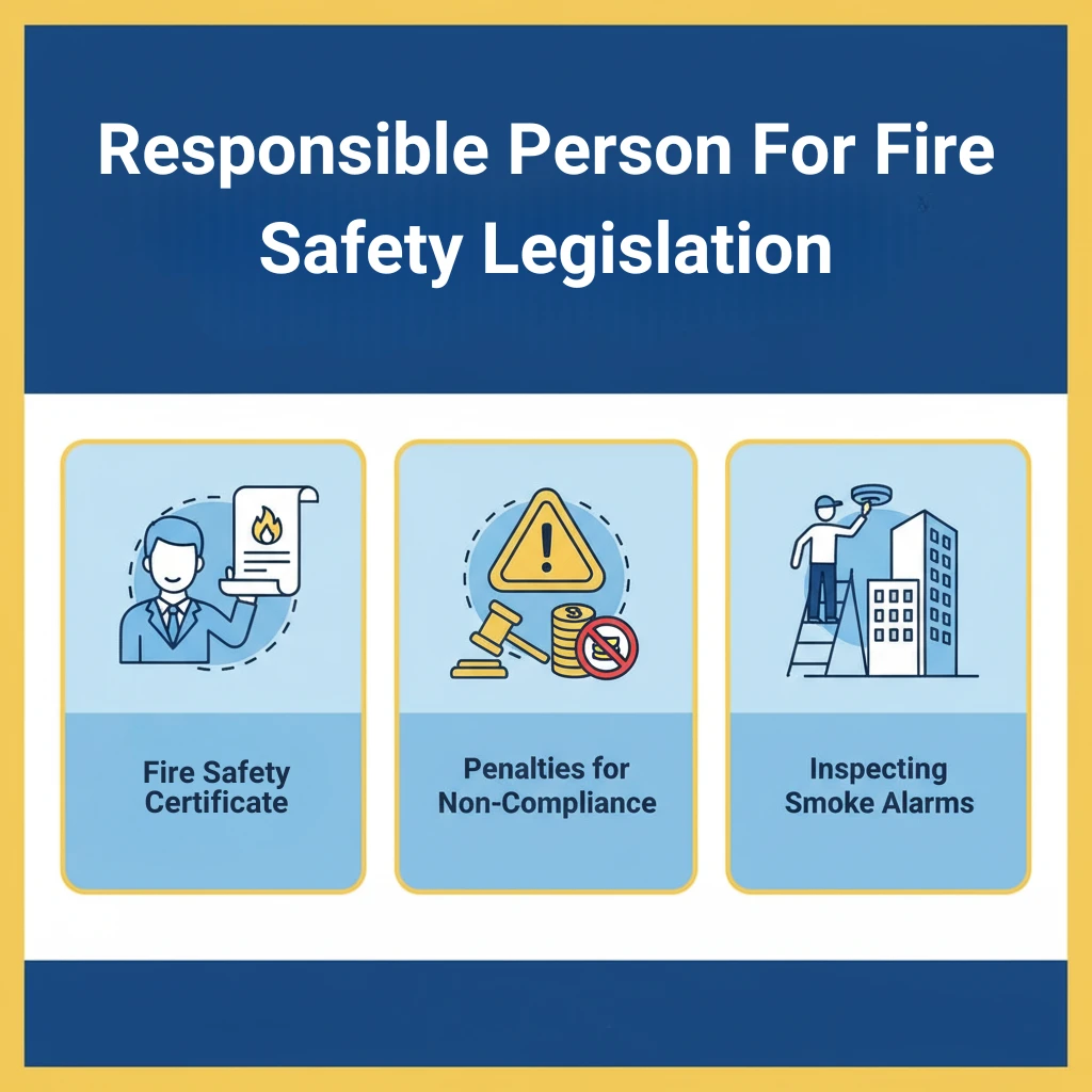 Who is responsible for fire safety legislation