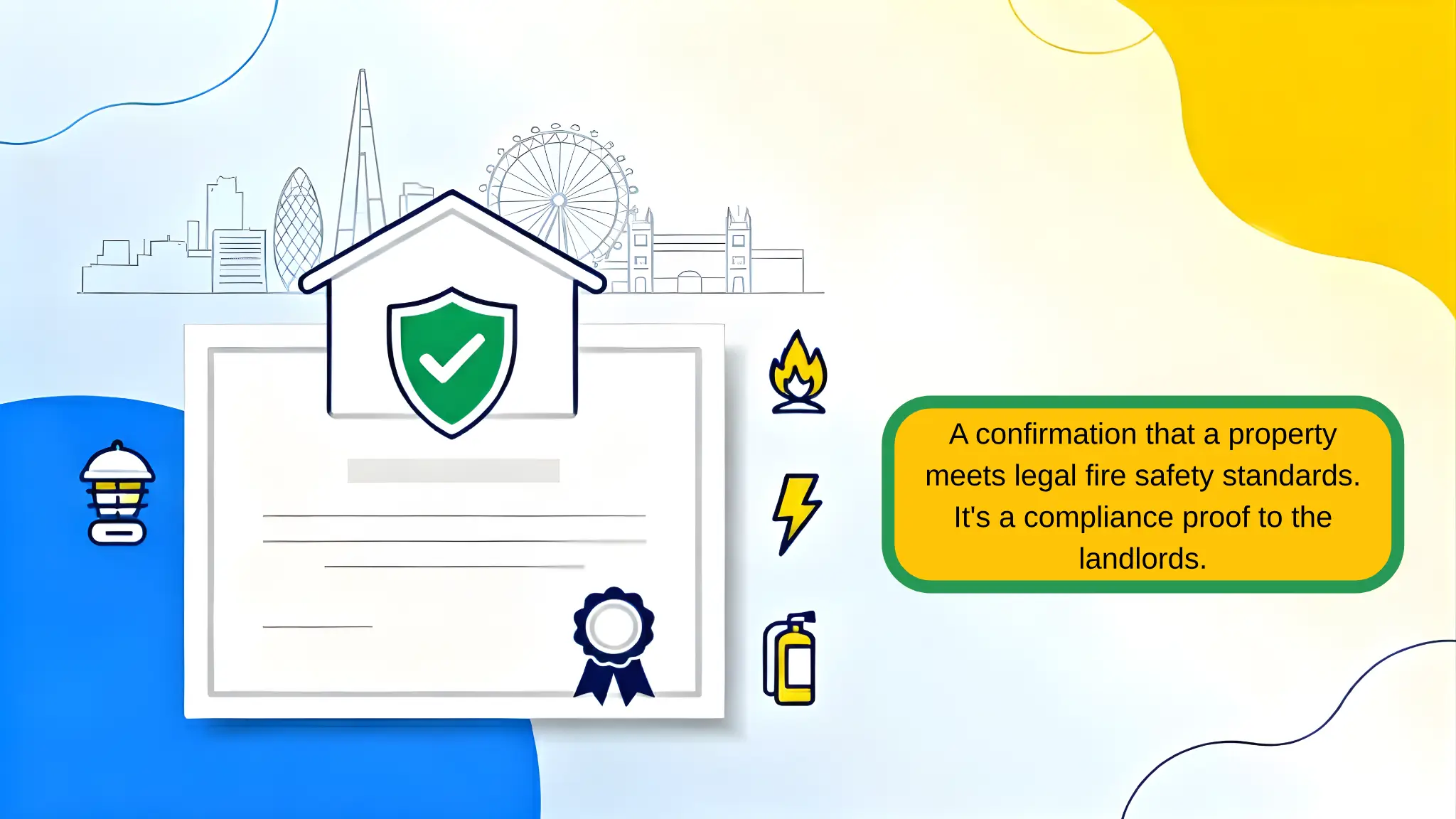 Fire safety certificates for landlords