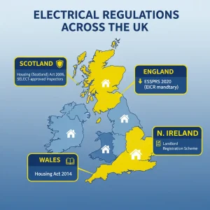 Electrical regulations across UK regions