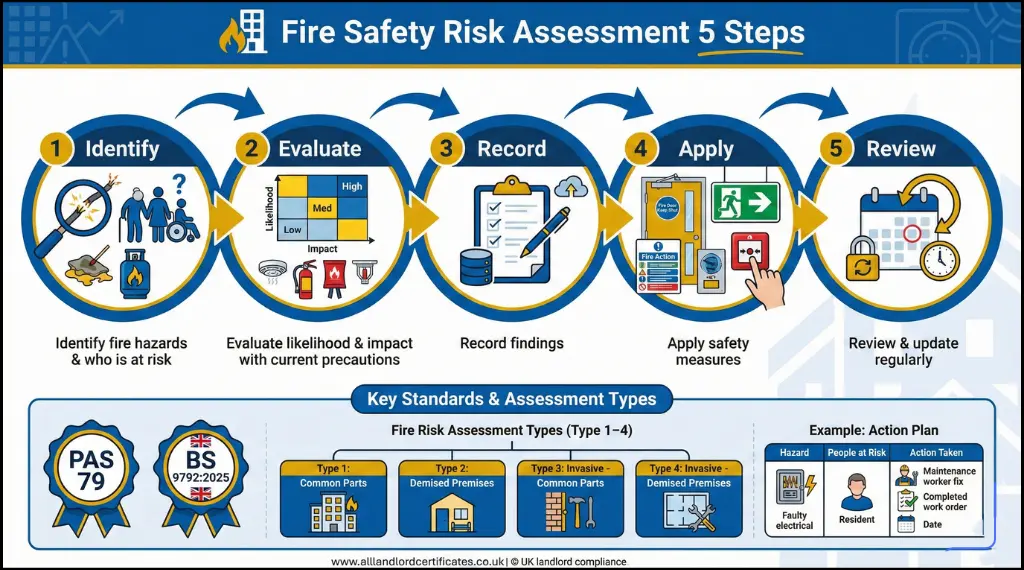 Fire safety risk assessment 5 steps Fire safety risk assessment 5 steps