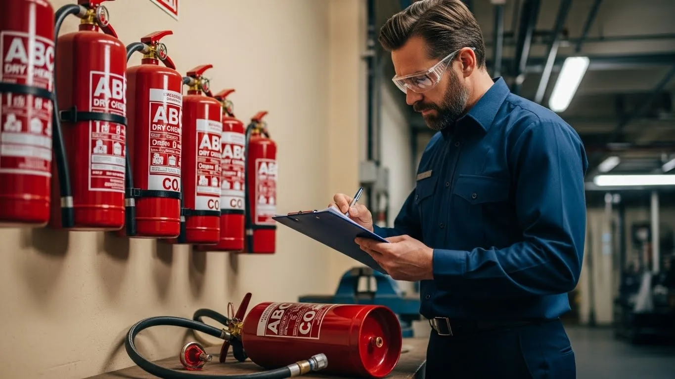 Fire extingusher servicing london